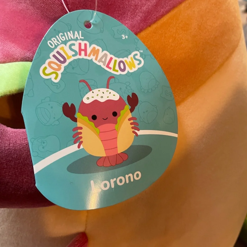 Squishmallows Original 14-Inch Lorono Lobster in Lobster Roll